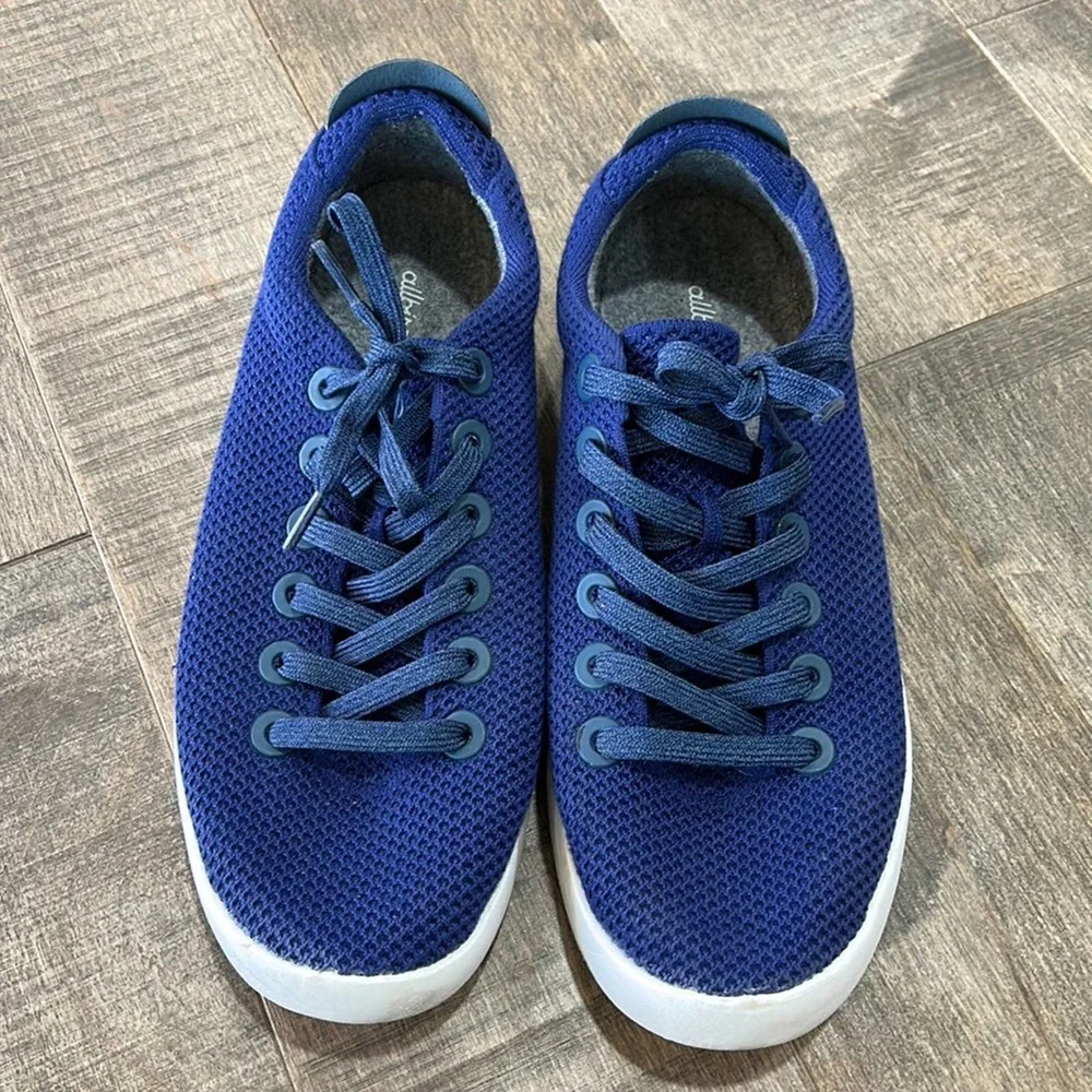 Allbirds Men's Tree Pipers Navy Blue Sneakers Men’s Size 10